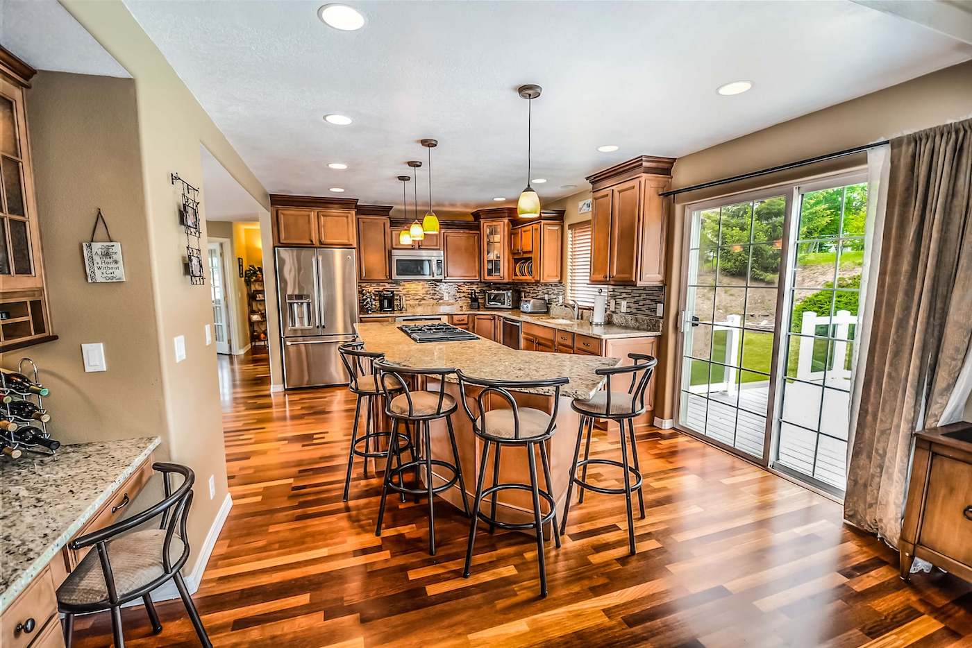 Livable kitchen beautifully finished